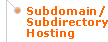 Subdomain/Subdirectory Hosting